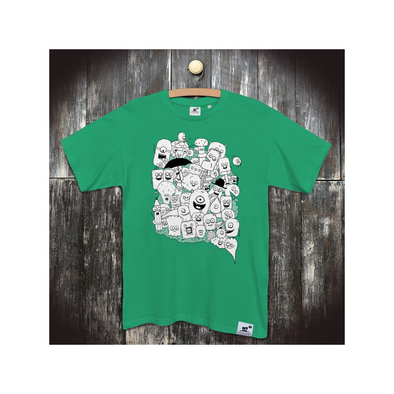 PANDEMIC Pánské vtipné tričko s potiskem Bublina