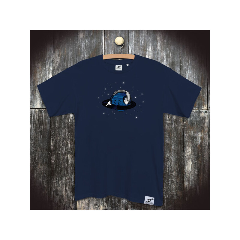 PANDEMIC Pánské vtipné tričko s potiskem Vesmír: Hit-maker