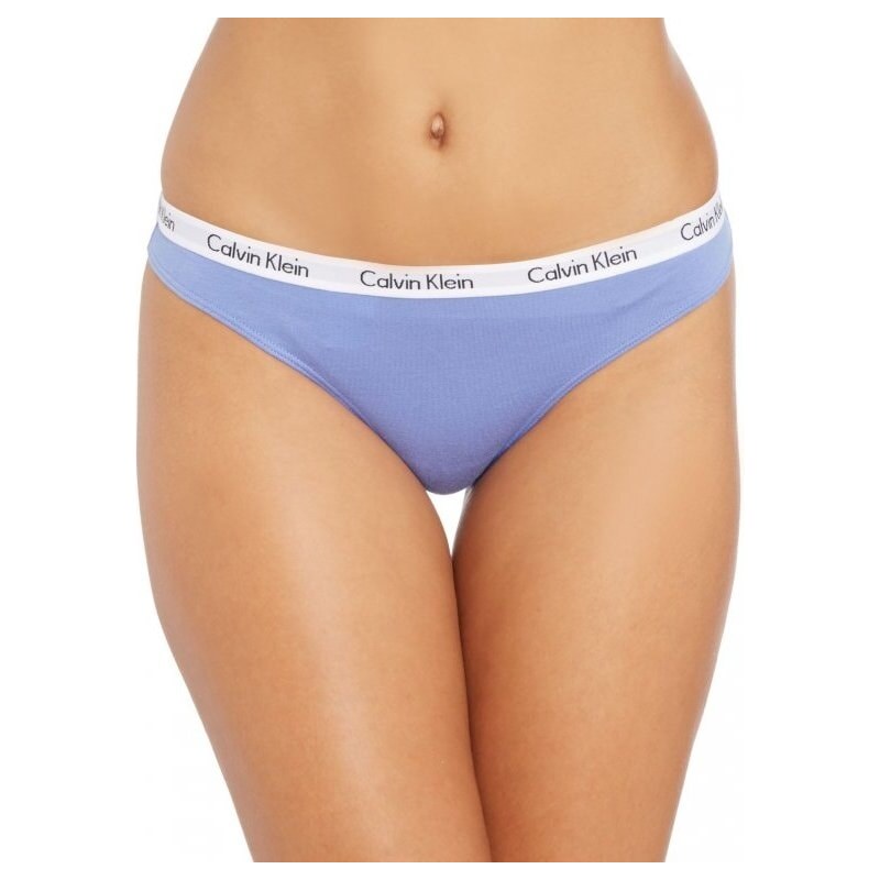 CALVIN KLEIN Dámské kalhotky tanga CALVIN KLEIN Carousel D1617E fialkové