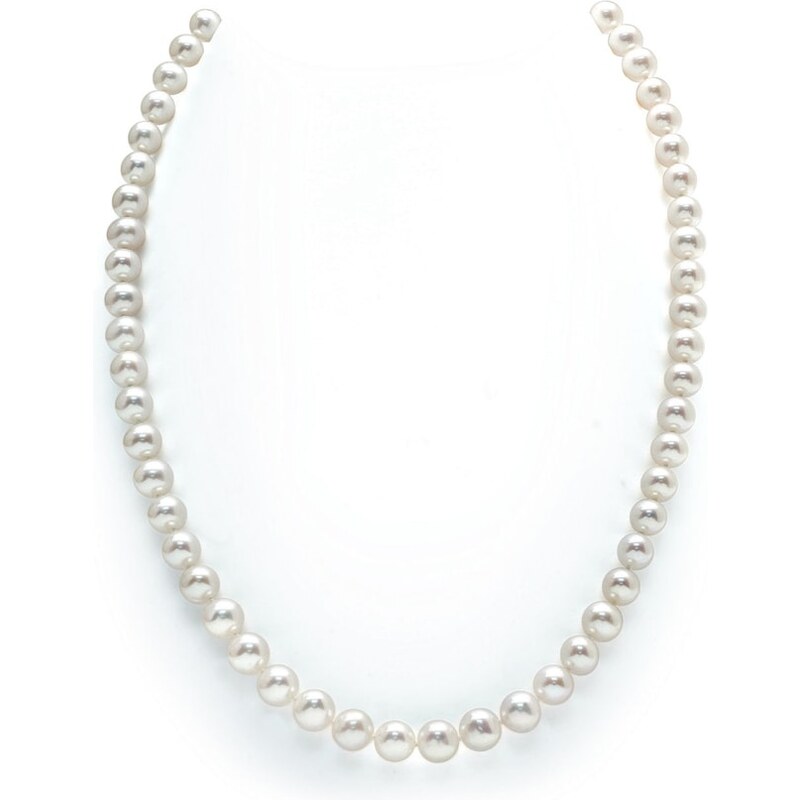 Náhrdelník z bílých perel KLENOTA sil5067