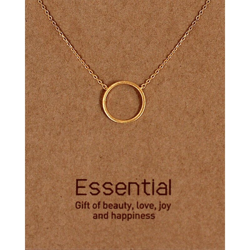 Fame Accessories MUST HAVE series: Gold Karma Necklace