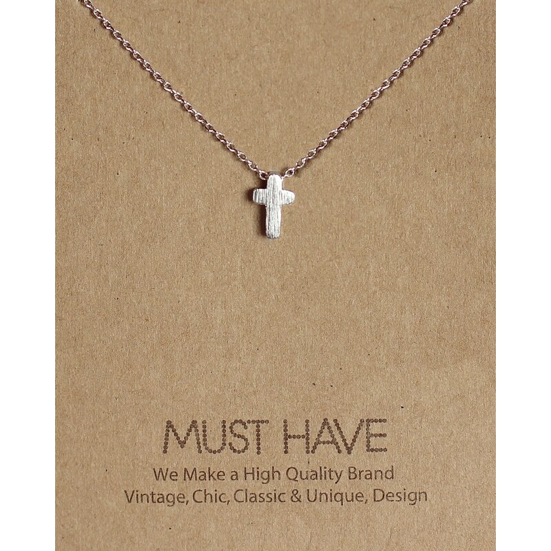 Fame Accessories MUST HAVE series: Delicate Silver Cross
