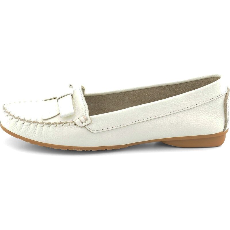 Filipe Shoes mokasíny bílé Branco