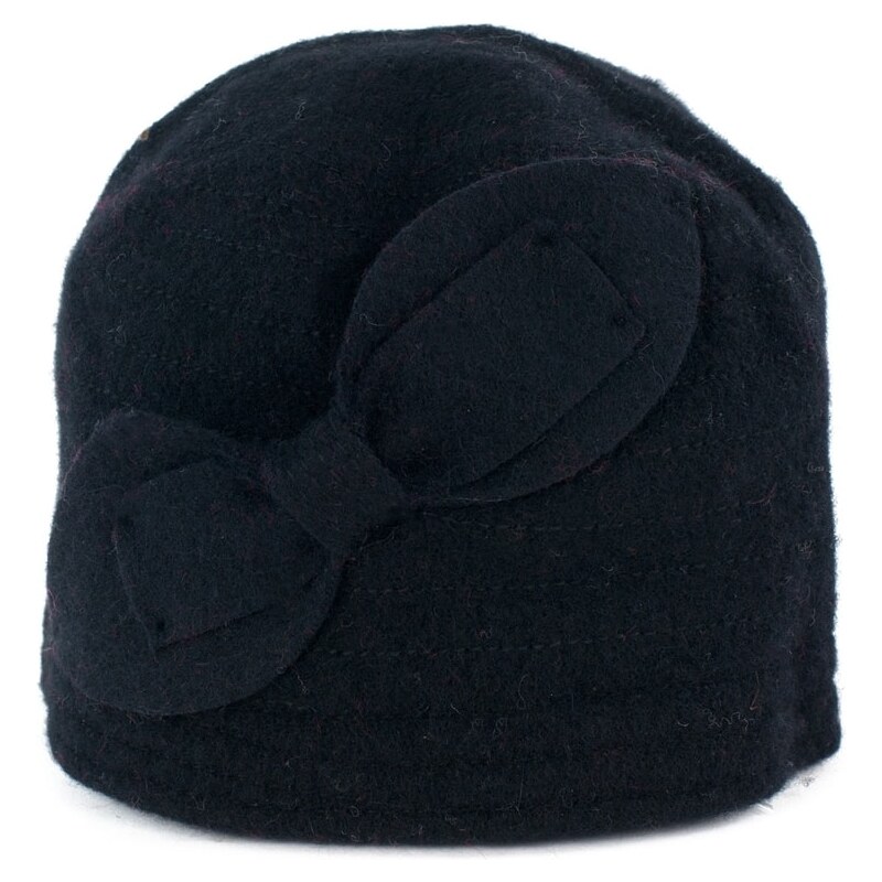 Art of Polo Vlněný klobouk s mašlí černý