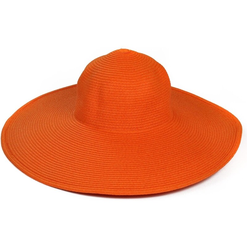 Art of Polo Oranžový klobouk se širokou krempou