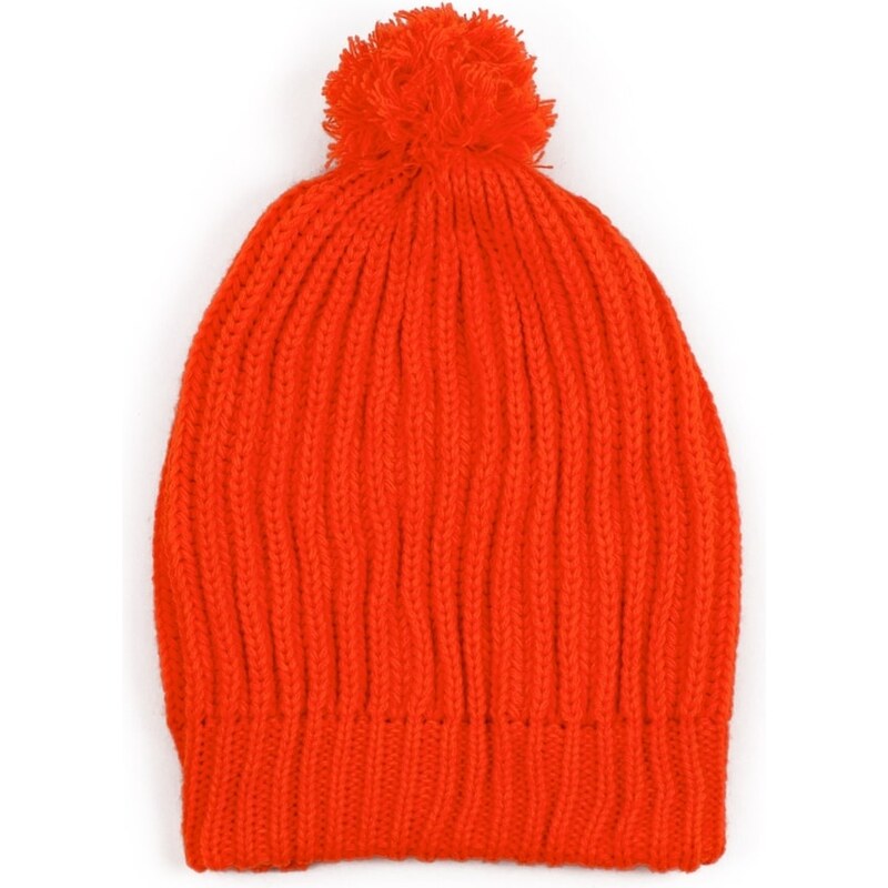 Art of Polo Neonově oranžová pletená čepice