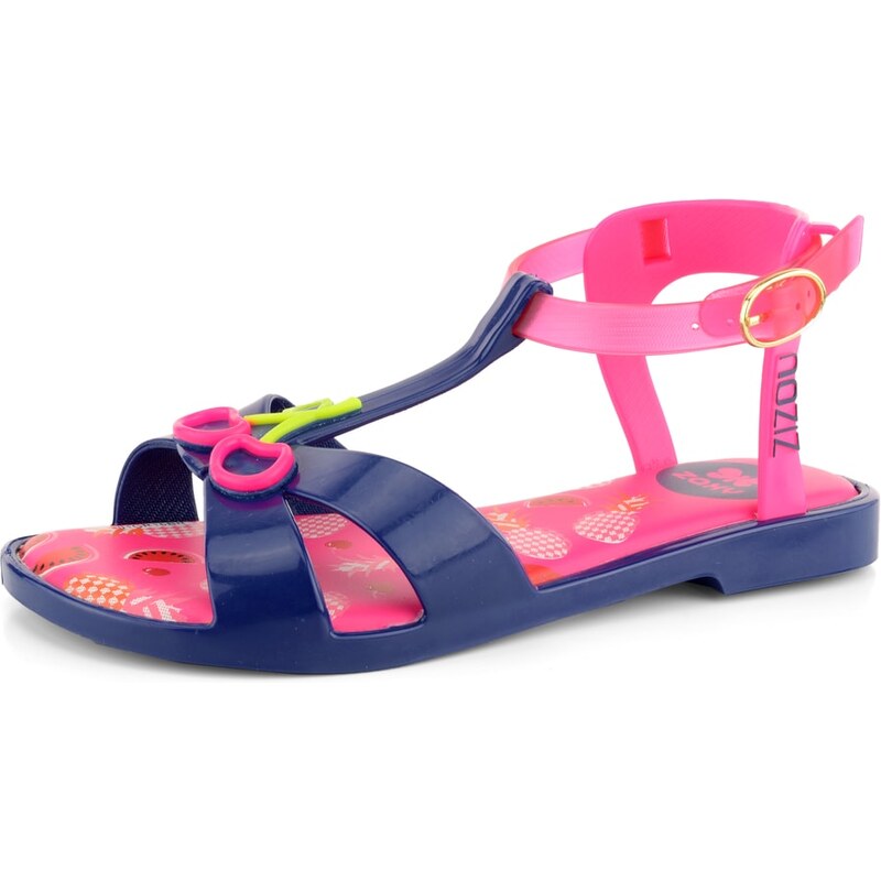 Zaxy dívčí sandály Zizou Blue/Pink