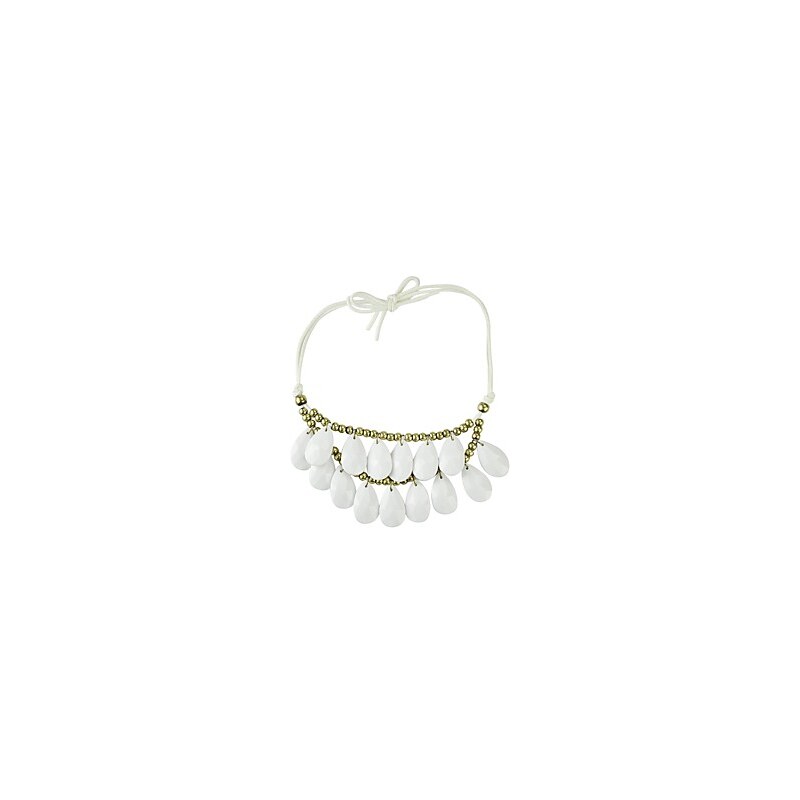 LightInTheBox JANE STONE Pure White Drop Shape Chunky Bib Bubble Necklace