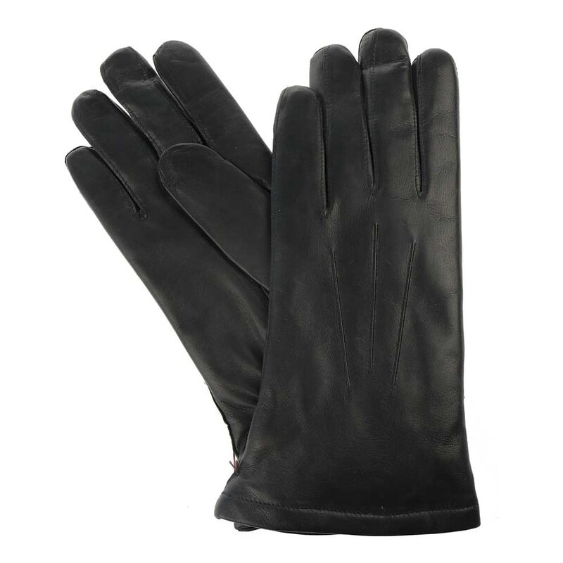 Vystyd Pánské kožené rukavice 1495 velikost 8, černá