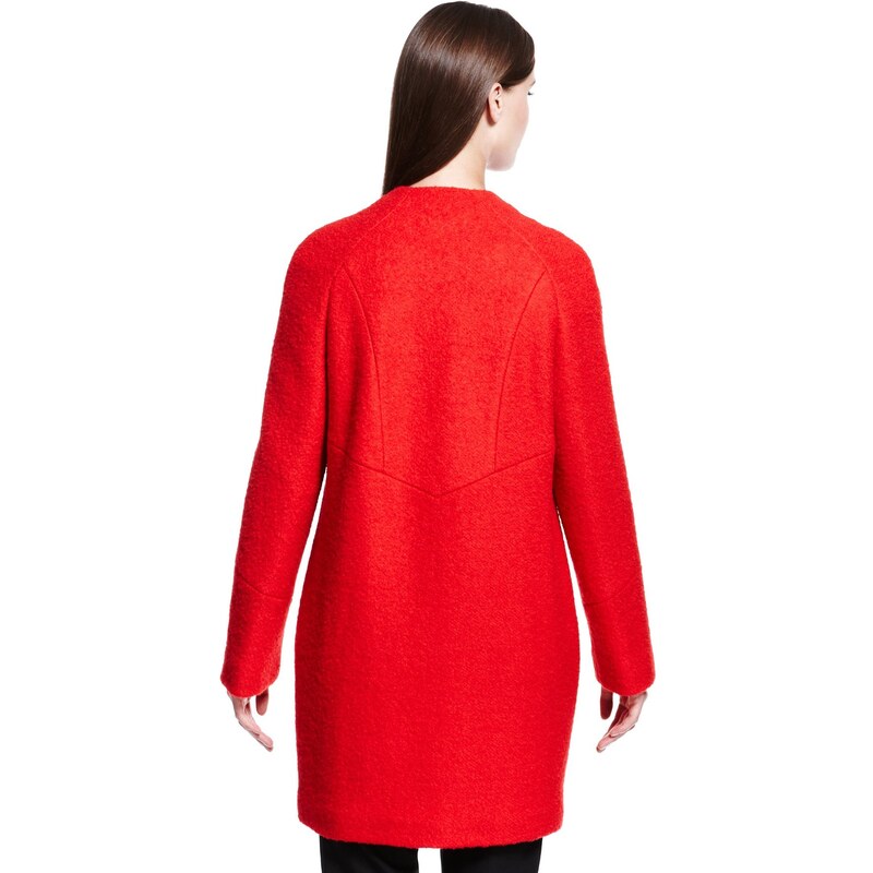 Marks and Spencer Autograph Bouclé Coat with Wool