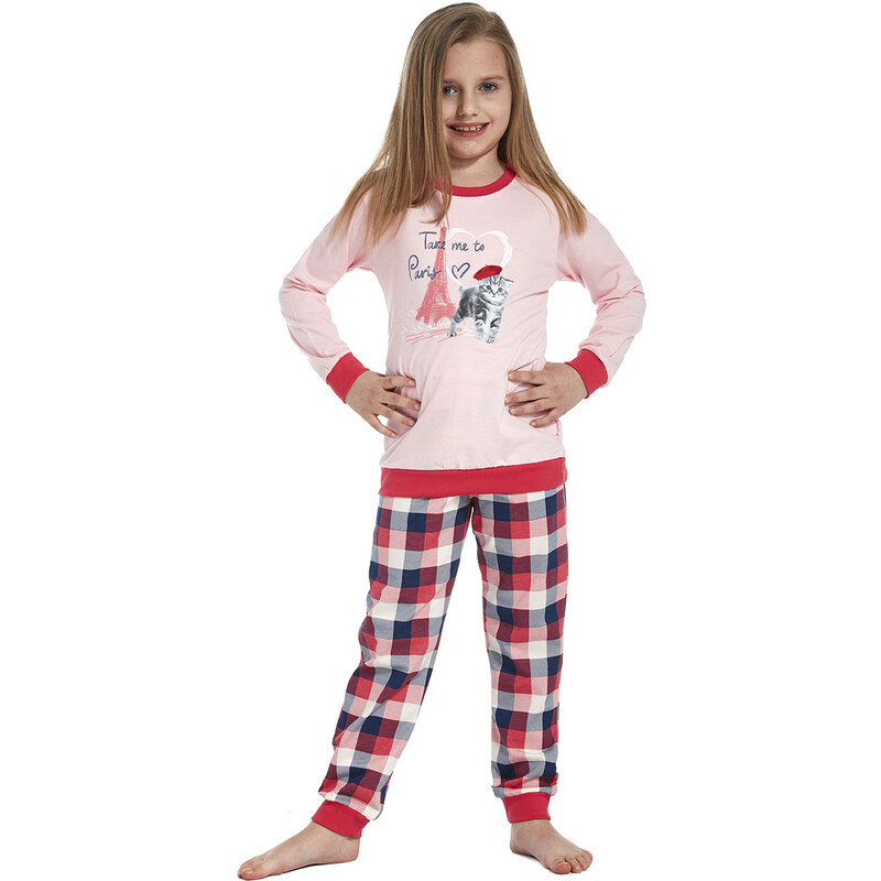 Dívčí pyžamo Cornette "Take me to paris" KIDS 594/74