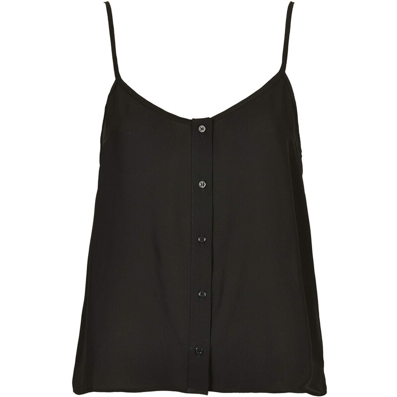 Topshop Button Front Strappy Cami