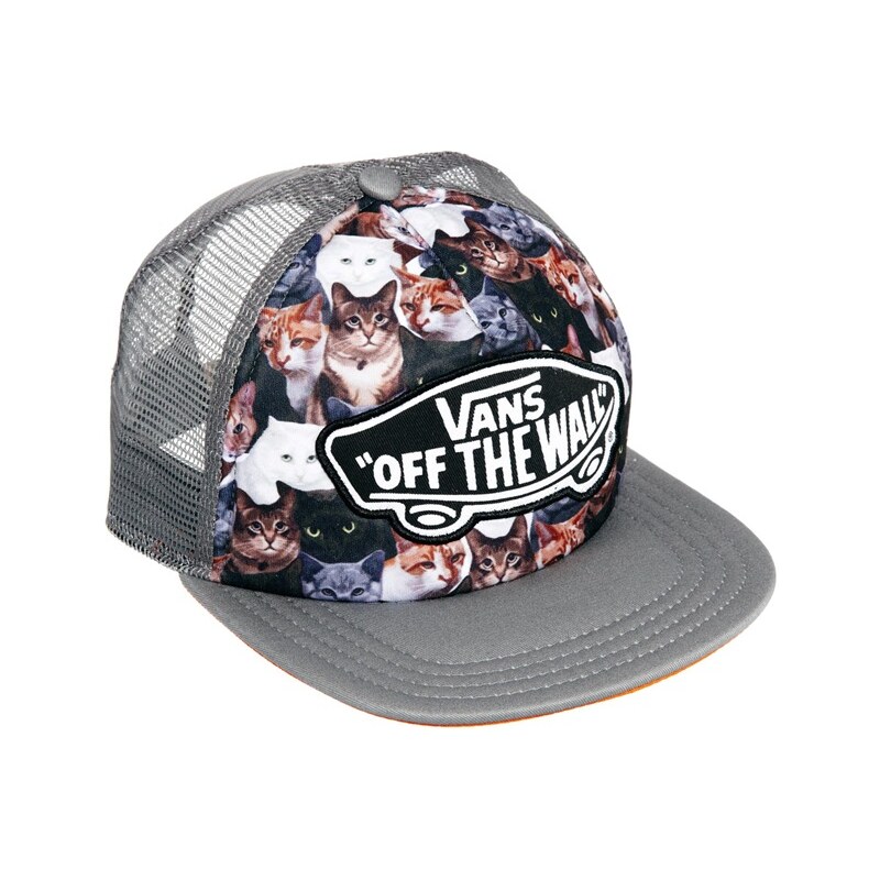 Vans x ASPCA Beach Girl trucker in Cat Print