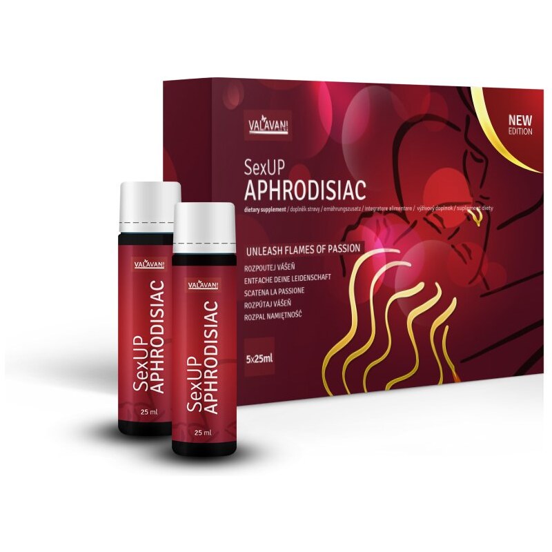 Afrodiziakum pro muže i ženy SexUp Aphrodisiac 5x25ml - Valavani