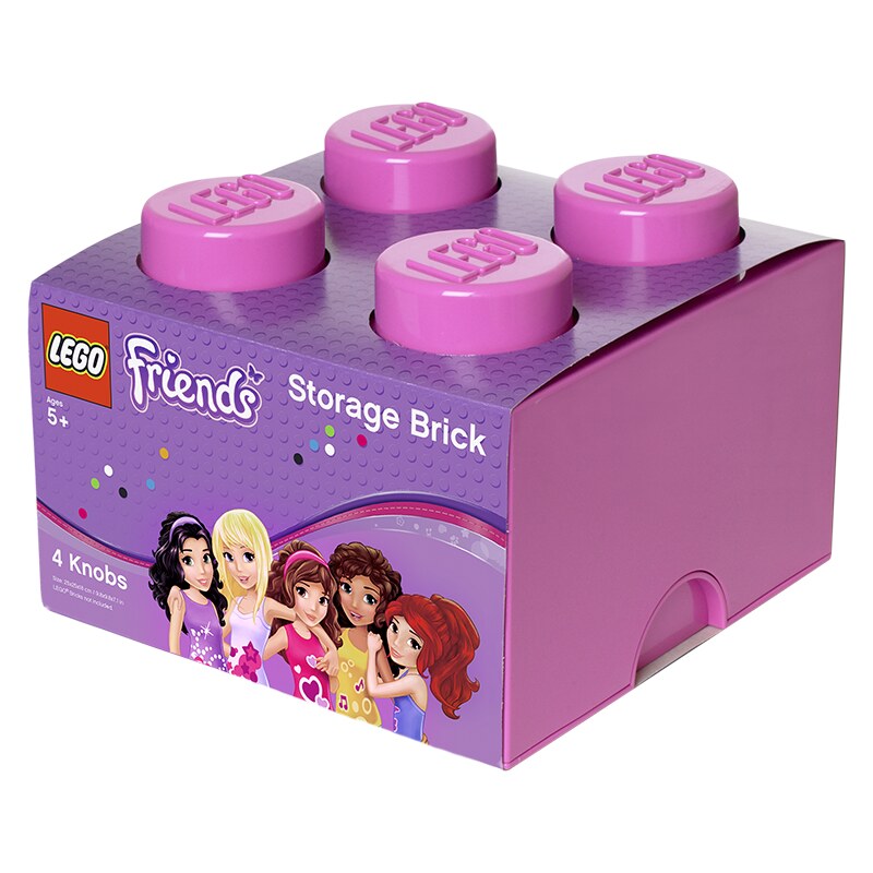LEGO® Storage Friends Úložný box kostka malá - růžová