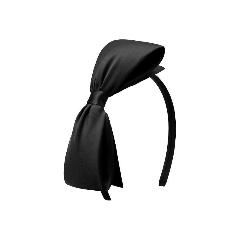 Gap Big Bow Headband - True black