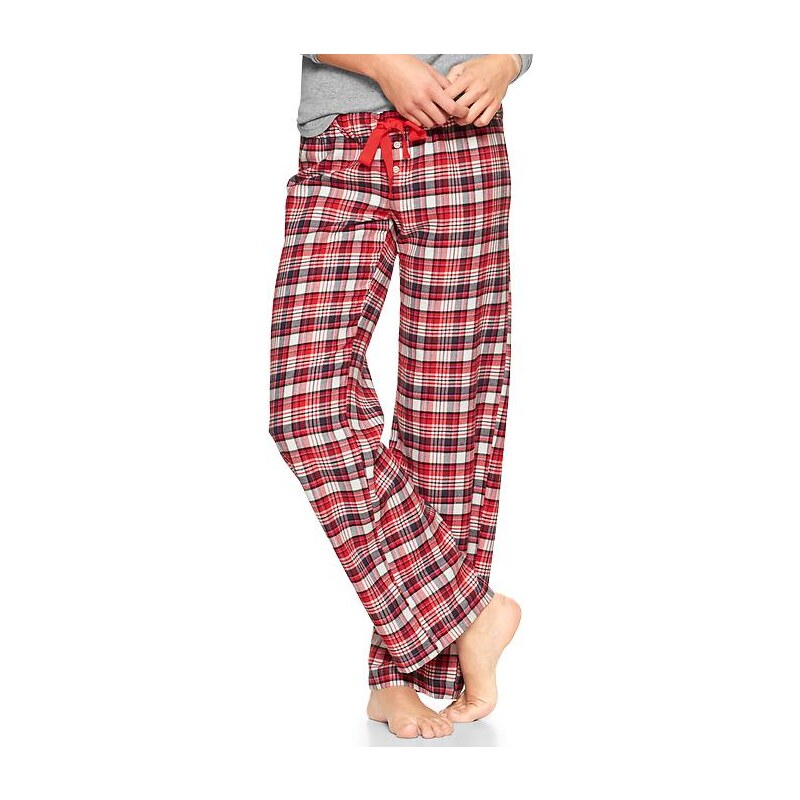Gap Flannel Pants - Red plaid