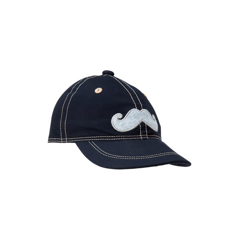 Gap Mustache Baseball Hat - Blue galaxy