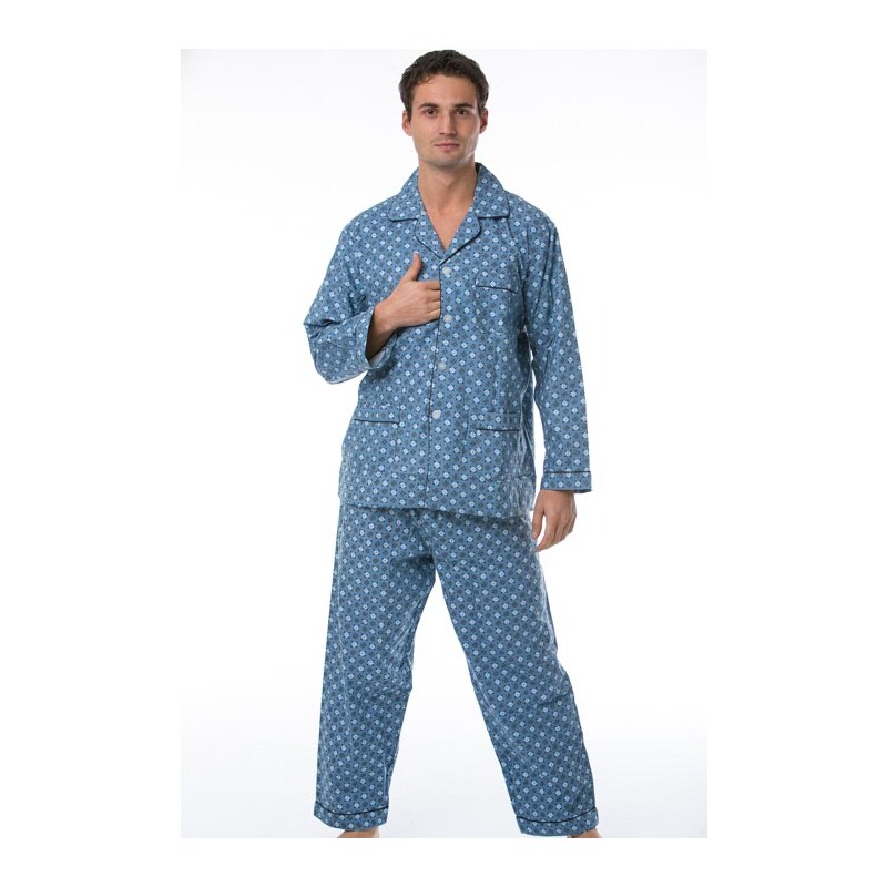 Naspani Pánské pyžamo, flanel 1P0259