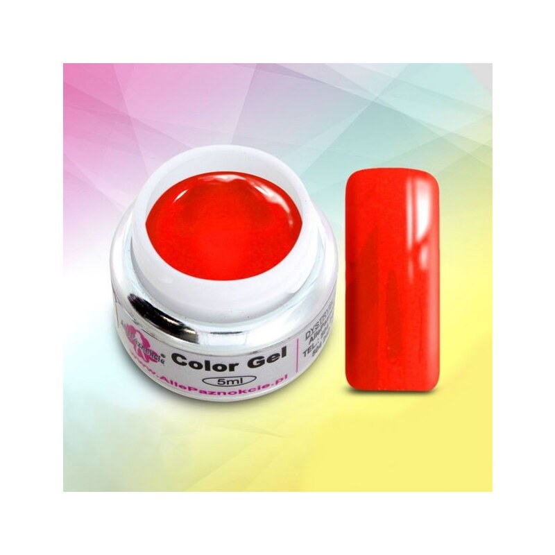 Allepaznokcie barevný UV gel 5ml INTENSE RED