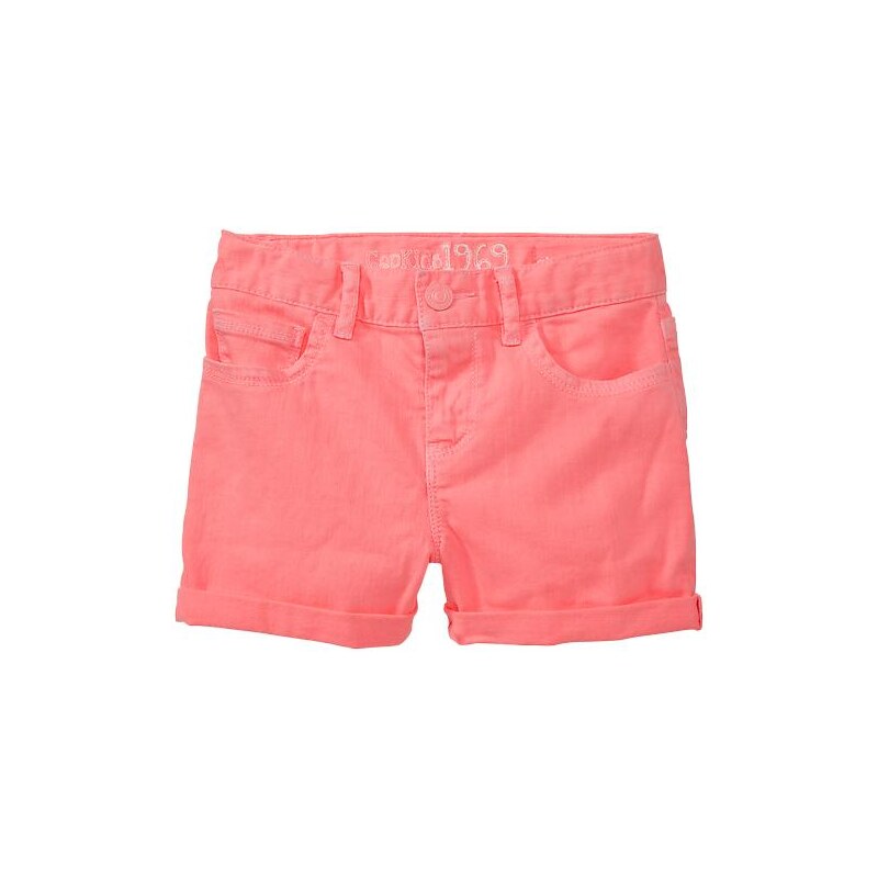 Gap Classic Neon Denim Shorts - Neon flamingo
