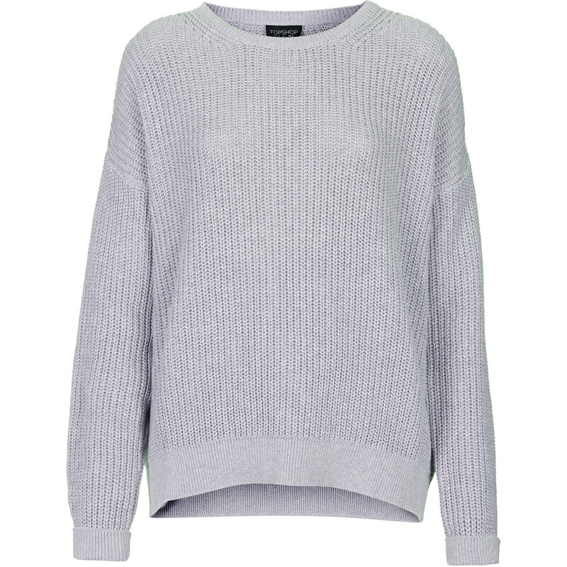 Topshop Slouchy Grunge Ribbed Jumper