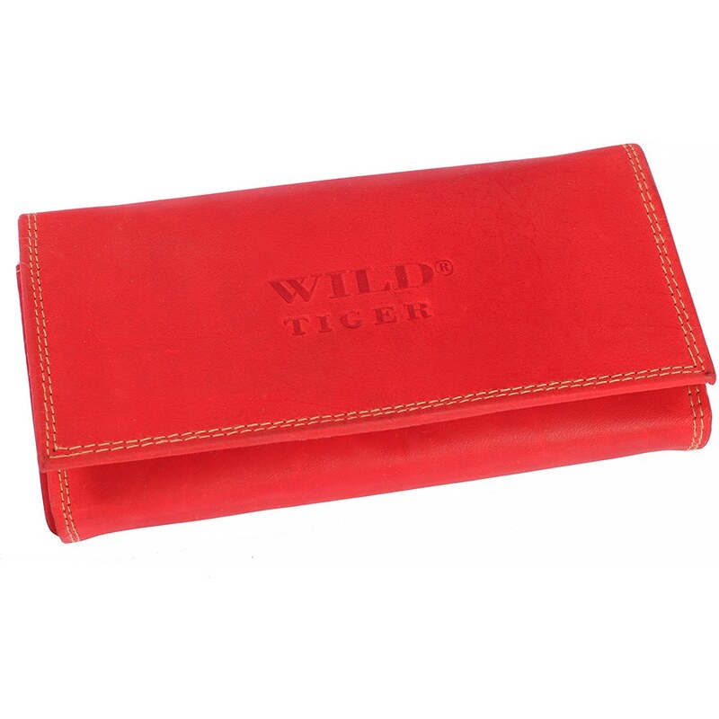 Dámská kožená peněženka Wild Tiger ZD-28-063M červená