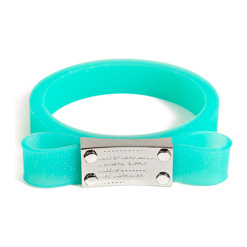 Marc by Marc Jacobs Jelly Bow Bangle in Aqua Lagoon