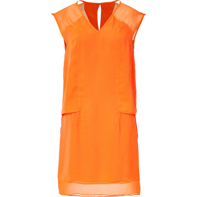 Helmut Lang Sleeveless Dress in Sunburn