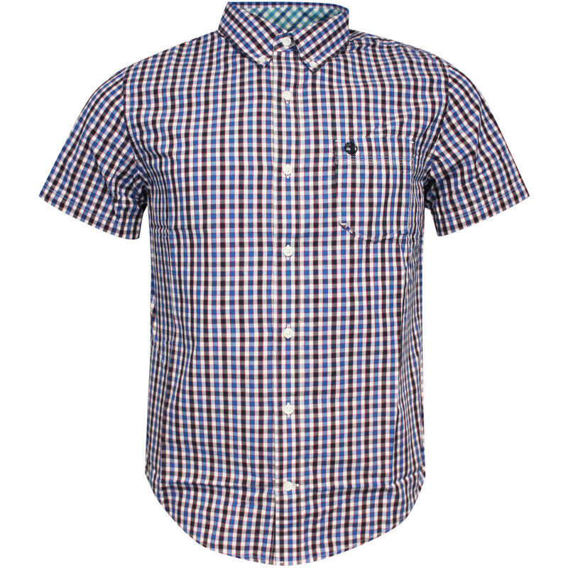 Timberland Short Sleeve Pelham Coolmax Blue/Red Check