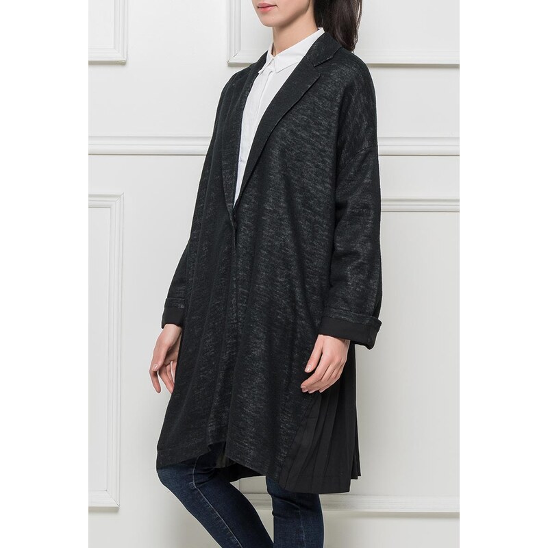 Dámské oversize sako, kabátek Ryujee CELIA tmavě modrý 9108488