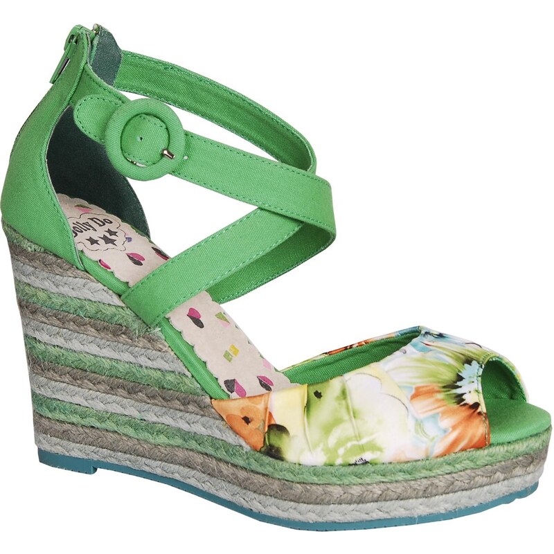 DOLLY DO Green Soul (dámské sandálky na platformě)