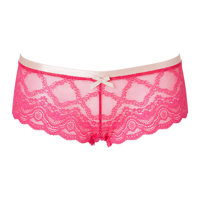 Elle Macpherson Intimates Cloud Swing Culotte French Brief in Bright Rose/Cameo