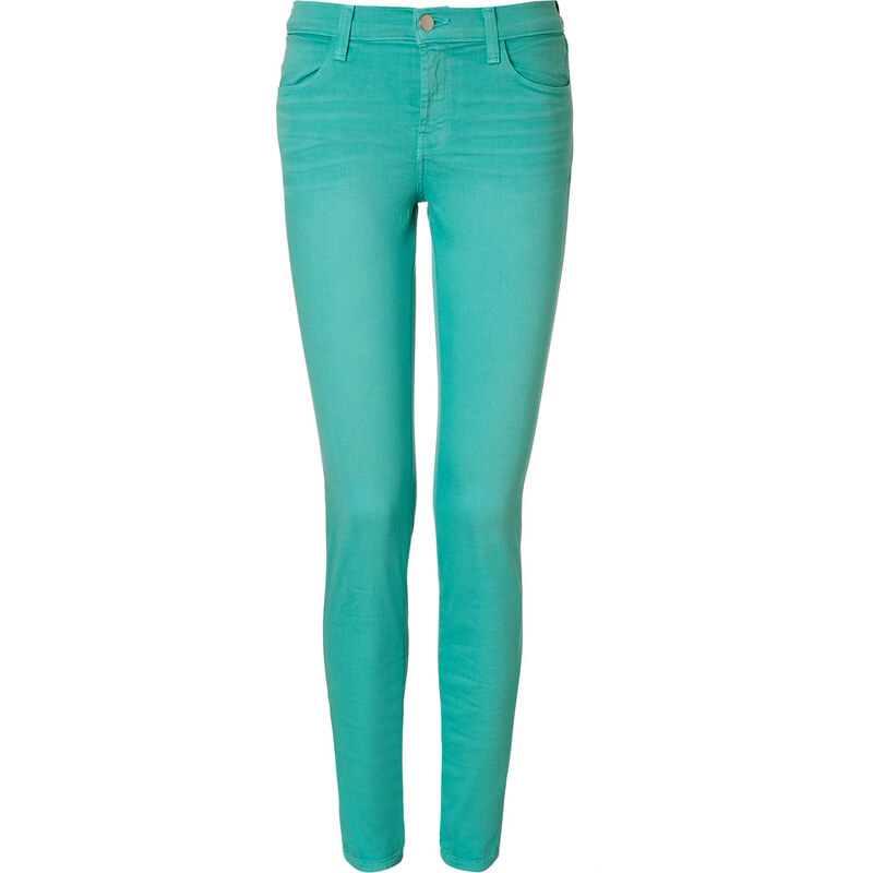 J Brand Jeans Washed Powerstretch Skinny Jeans in Mint