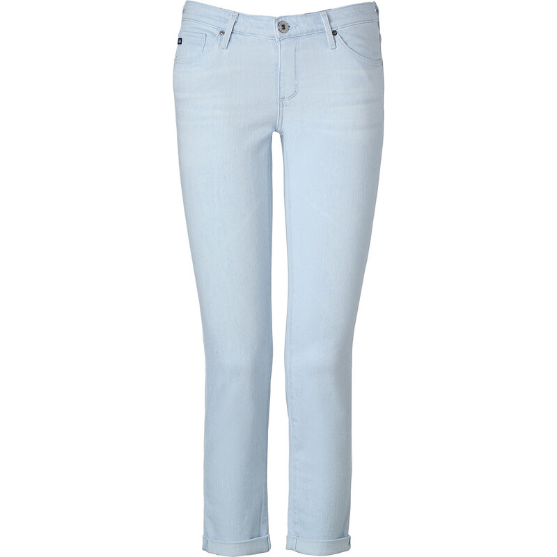 Adriano Goldschmied Light Blue Washed The Stilt Roll-Up Jeans