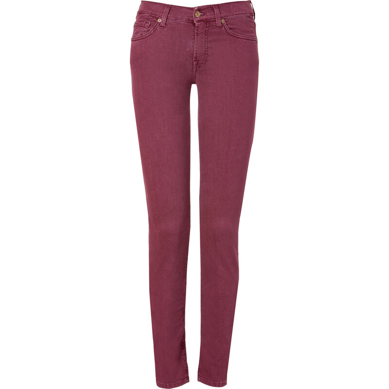 Seven for all Mankind Purple Super Skinny Gwenevere Jeans