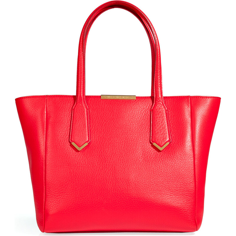 Marc by Marc Jacobs Leather Tote in Apple Red