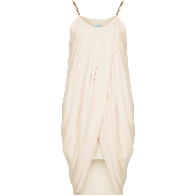 Topshop **Anja Drape Dress with Chain Straps by Jovonna