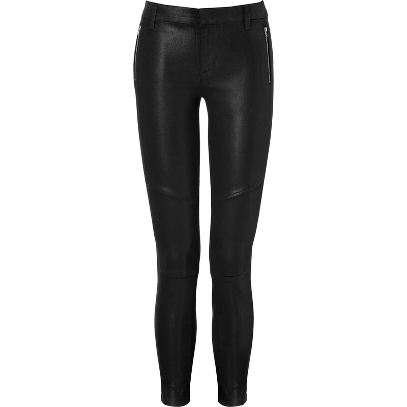J Brand Jeans Coated Jeans in Black