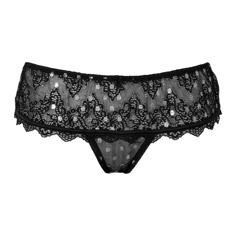 Mimi Holliday Twinkle Bomb Brief in Black/Silver