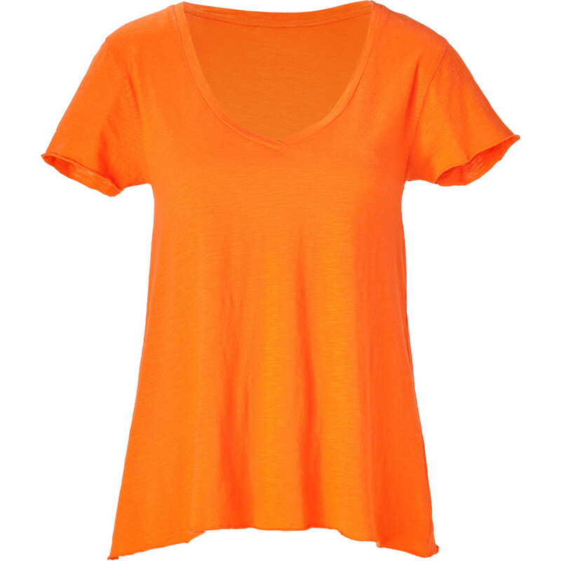 American Vintage Carrot Slubby Cotton-Blend Short Sleeve T-Shirt
