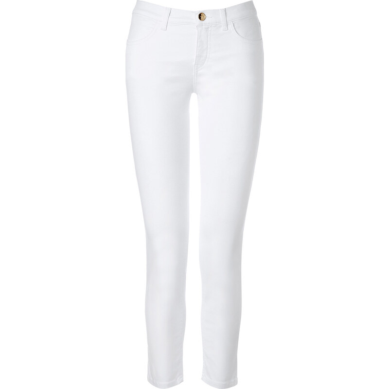 Emilio Pucci White Cotton Skinny Jeans