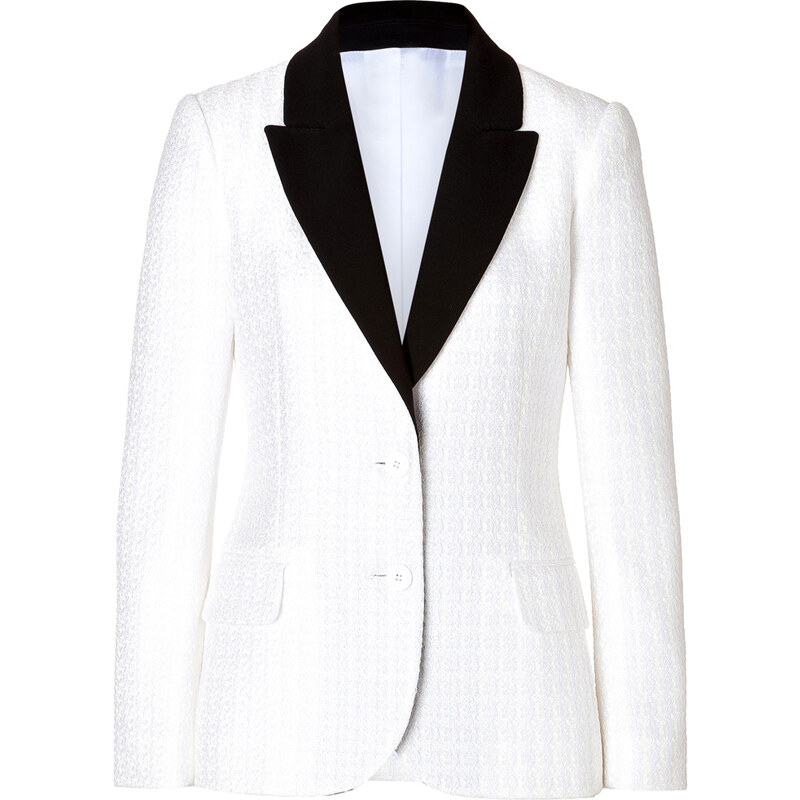Moschino Cheap and Chic Blazer in White/Black