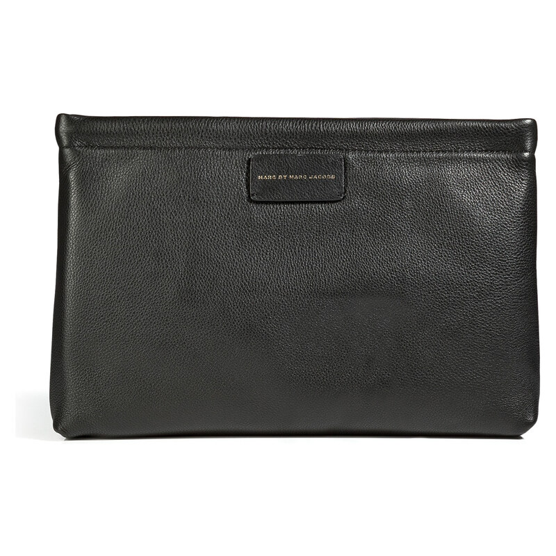 Marc by Marc Jacobs Leather Large Clutch in Black