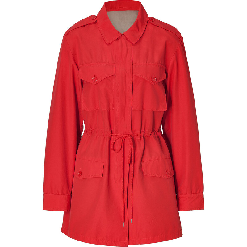 Marc by Marc Jacobs Flame Scarlet Brice Coat with Zip