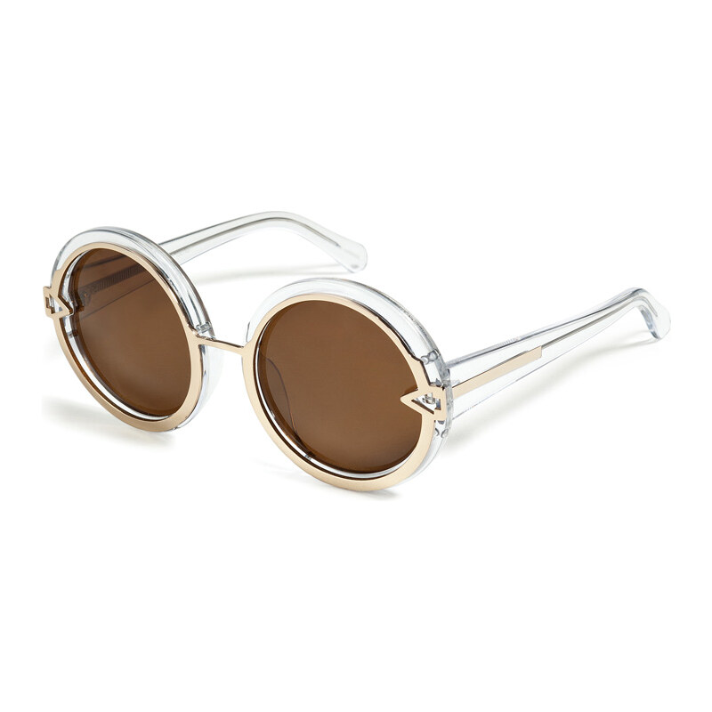 Karen Walker Orbit Sunglasses in Clear