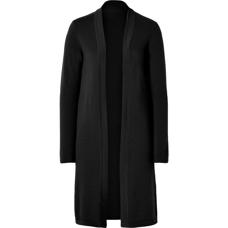 Malo Cashmere Long Cardigan in Black