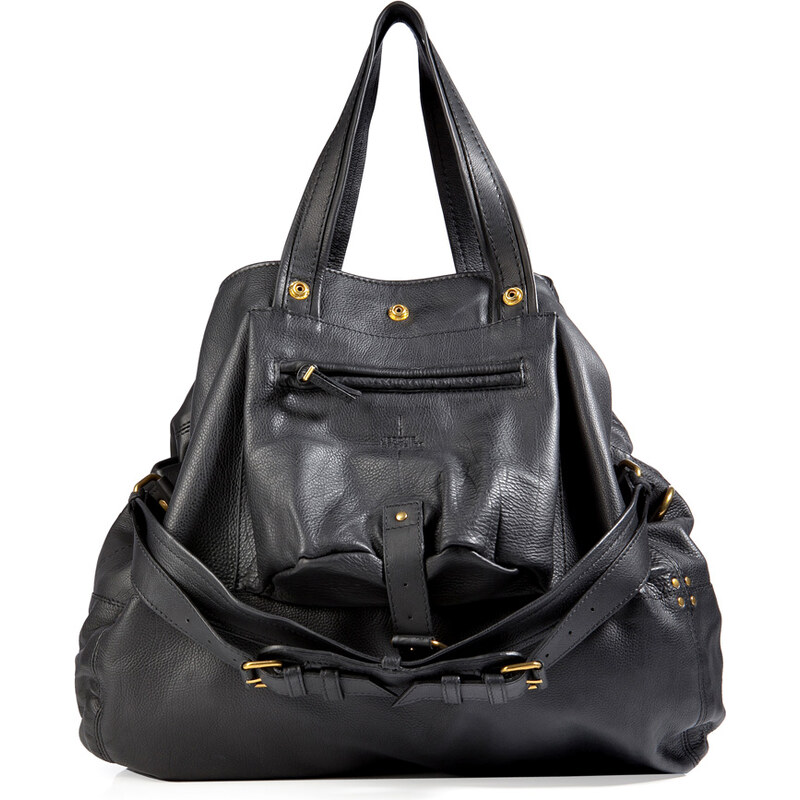 Jérôme Dreyfuss Leather Tote in Black