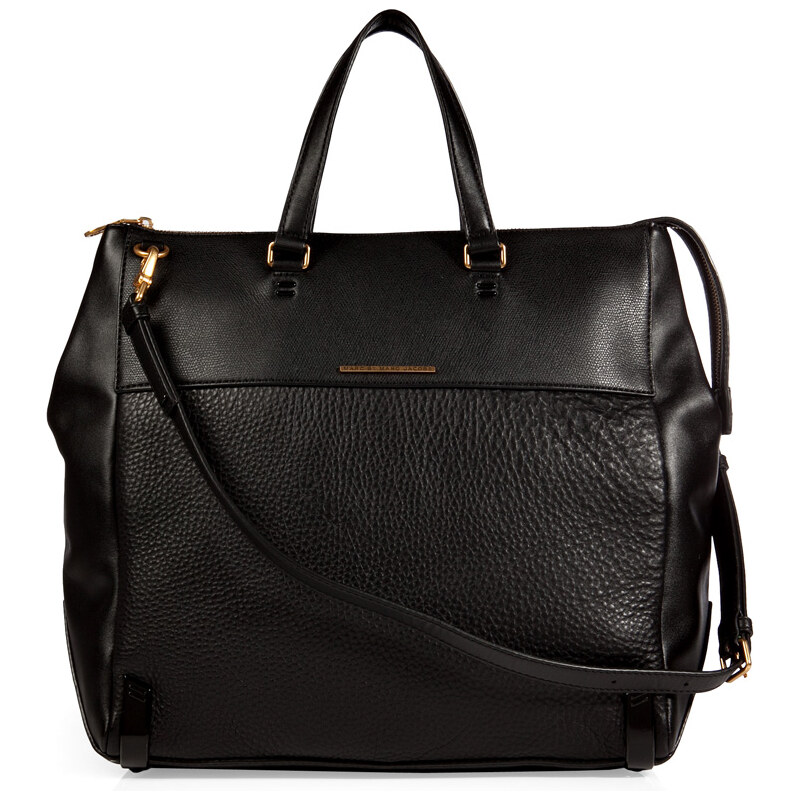 Marc by Marc Jacobs Leather Sheltered Island Tote in Black