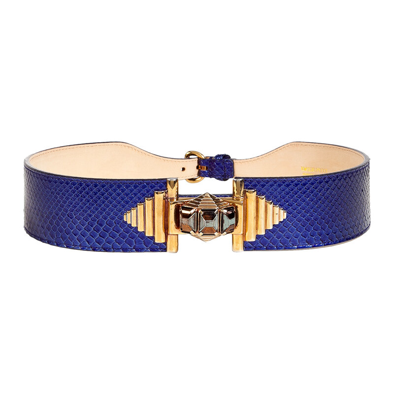 Emilio Pucci Purple Embellished Belt